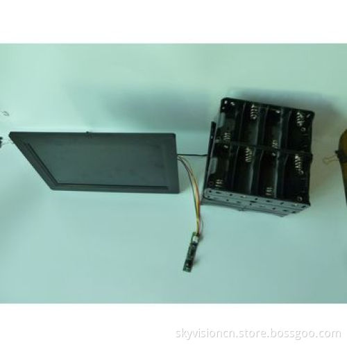 9-inch motion sensor digital photo frame with battery pack, low consumption
